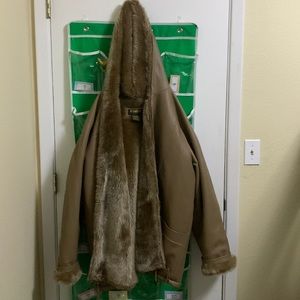 Komitor fur lined coat